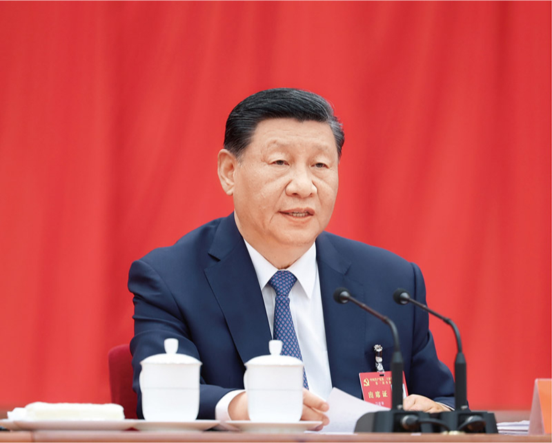 　　中國共產(chǎn)黨第二十屆中央委員會第三次全體會議，于2024年7月15日至18日在北京舉行。中央委員會總書記習(xí)近平作重要講話。 新華社記者 鞠鵬/攝